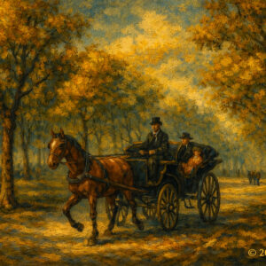 Konězpřežka ve Stromovce začátek 20. století - VZOREK ZDARMA