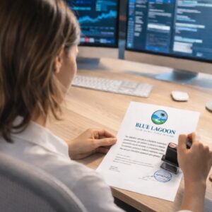 BLUELAGOON SEKRETÁŘKA