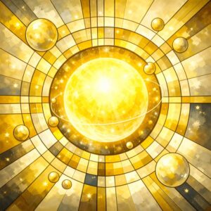 GEOMETRICKÁ KOMPOZICE SLUNCE