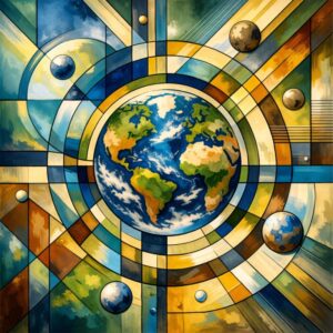 GEOMETRICKÁ KOMPOZICE ZEMĚ