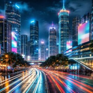 NOČNÍ VELKOMĚSTO 16:9