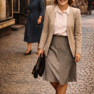 SLEČNA NA ULICI 50. LÉTA