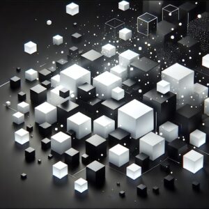 BW BLOCKS 3X WALLPAPER